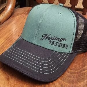 Heritage Tractor Green and Black Cap